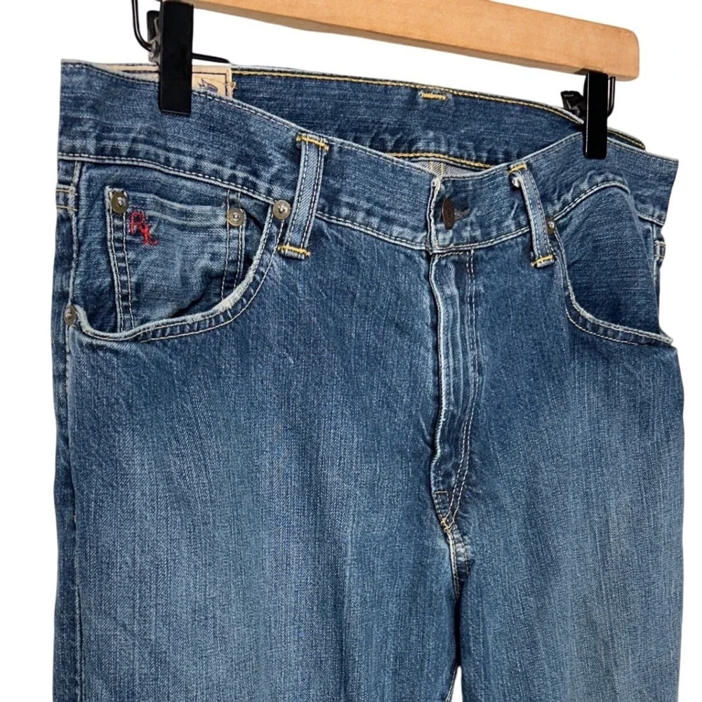Polo Ralph‎ Lauren Hampton Straight Jeans Blue Denim RL LogoSize 34 x 30